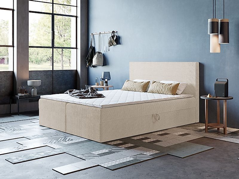 Godre Boxspringbett 140x200 cm - mit günstig online kaufen