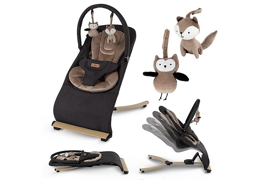 COIL Babywippe Baby Bouncer, Babyschaukel, Schaukelstuhl, 4-Stufen-Verstell günstig online kaufen