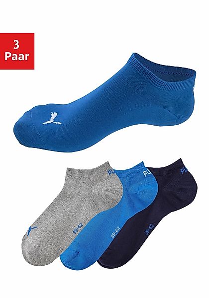 PUMA Sneakersocken (3-Paar) mit eingestricktem Markenlogo günstig online kaufen