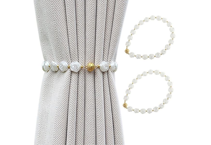 Refttenw Raffhalter Vorhang Magnetische Vorhanghalter Raffhalter für Zuhaus günstig online kaufen