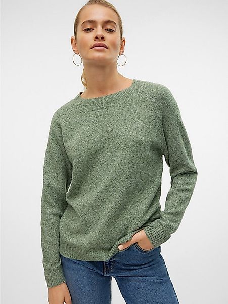 Vero Moda Rundhalspullover VMDOFFY LS O-NECK BLOUSE GA NOOS Materialmix, re günstig online kaufen