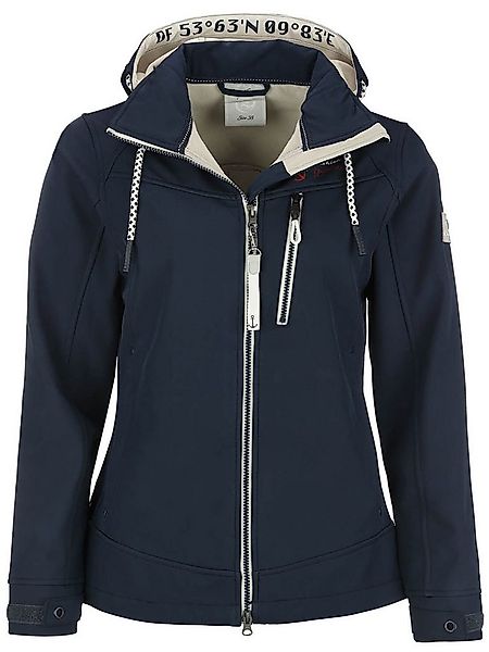 Dry Fashion Softshelljacke Hiddensee Damen Jacke Hiddensee - Outdoor-Jacke günstig online kaufen
