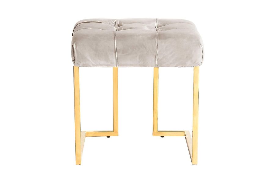 Kayoom Polsterhocker "Hocker Rarity 125, Edler Touch durch goldenes Gestell günstig online kaufen