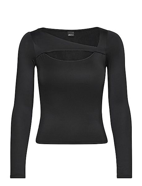 Gina Tricot Langarmshirt - Langarmshirt mit Cut-Out-Design günstig online kaufen