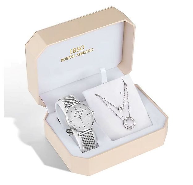 Tidy Schmuckset Valentinstag Muttertag IBSO Geschenkset, Damenuhr Geschenkb günstig online kaufen