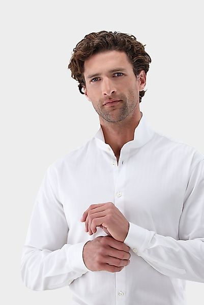 Hemd mit hohem Stehkragen Tailor Fit günstig online kaufen
