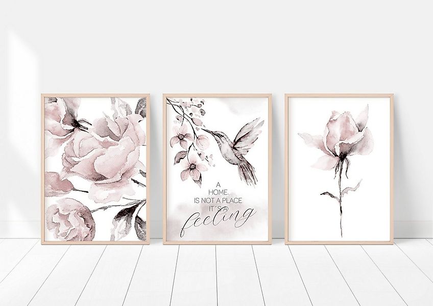 homestyle-accessoires Poster Bilderset Bilder A HOME IS NOT A PLACE IT'S A günstig online kaufen