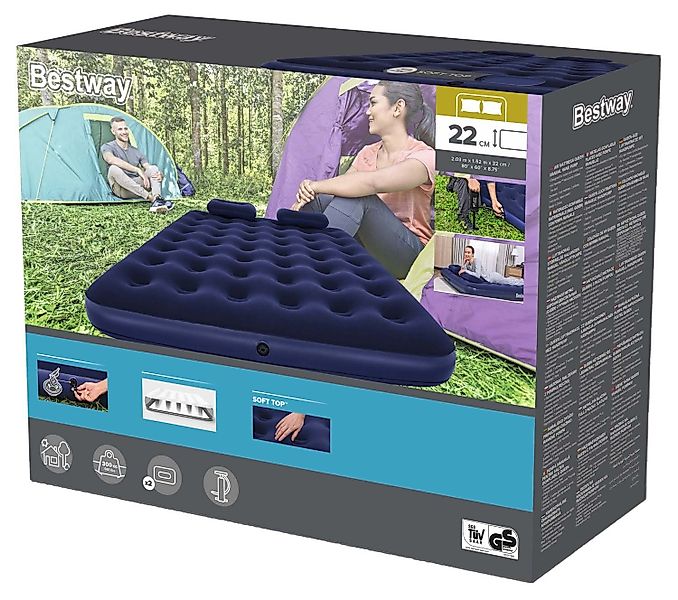 Bestway Luftbett Luftbett Aerolux mit Handpumpe günstig online kaufen