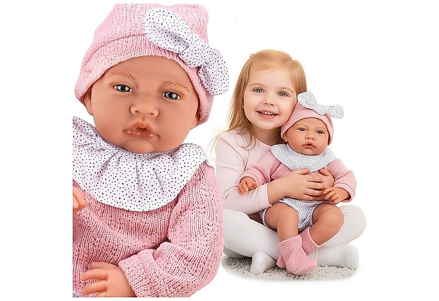 Kinderplay Dolls & Strollers Babypuppe Interaktive Babypuppe Lili 41 cm – r günstig online kaufen