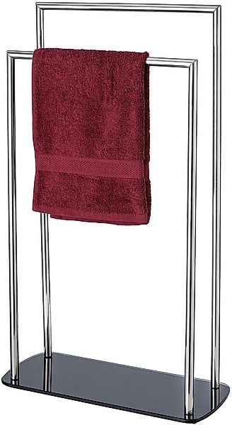 WENKO Handtuchständer Ravina, freistehender Handtuchhalter aus Edelstahl, 2 günstig online kaufen