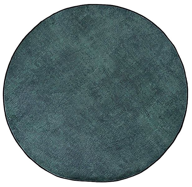 Mazovia Designteppich Modern Rund Teppich Wohnzimmerteppich Abstrakt Grün, günstig online kaufen