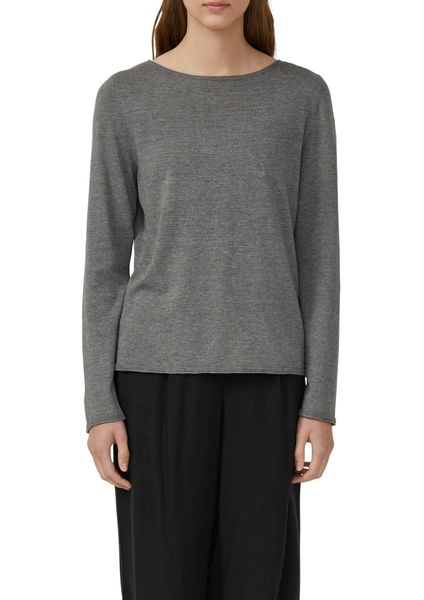 s.Oliver Langarmshirt mit Rollkanten günstig online kaufen