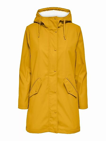 ONLY Langer Regenjacke Damen Gelb günstig online kaufen