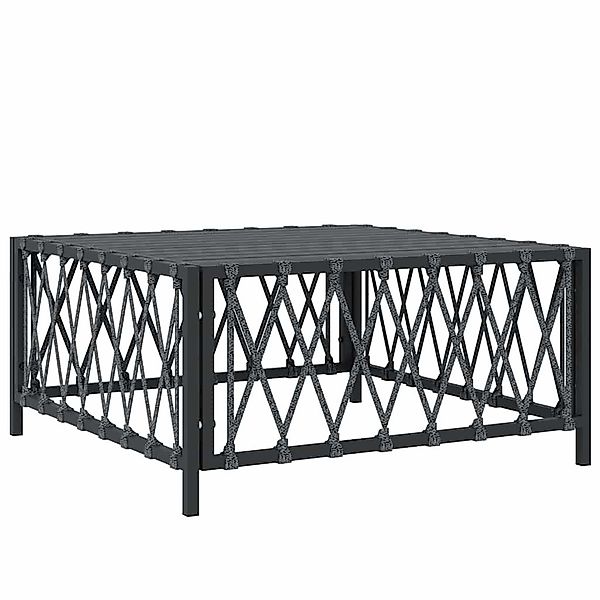 vidaXL Sofaelement Gartentisch Anthrazit 70x70x34 cm günstig online kaufen