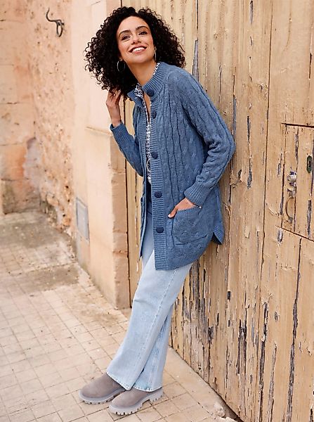 Inspirationen Longstrickjacke günstig online kaufen