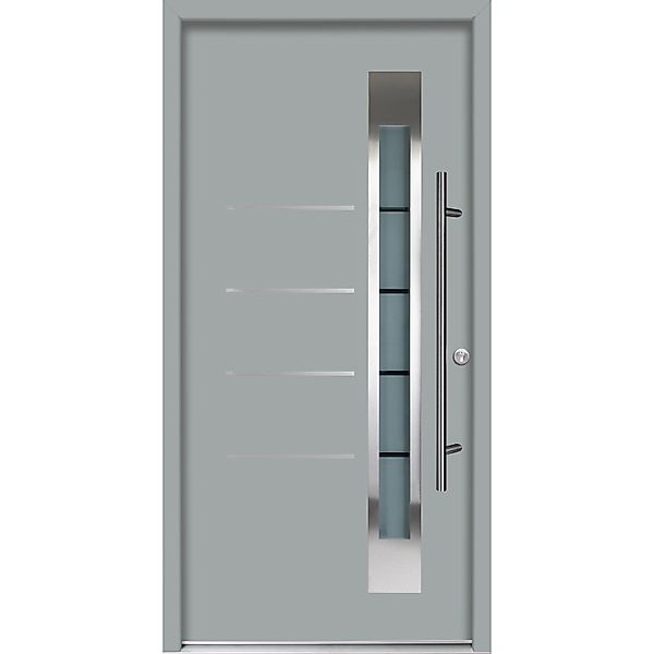 Splendoor Thermospace Haustür Berlin Prime 110x210 cm Grau R günstig online kaufen