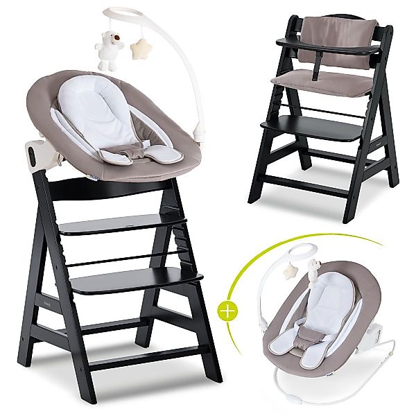 Hauck Hochstuhl Alpha Plus Black Newborn günstig online kaufen