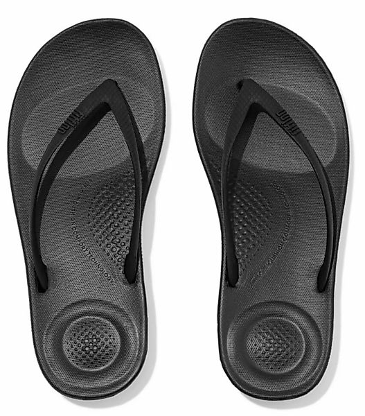Fitflop Zehentrenner "IQUSHION", Keilabsatz, Sommerschuh, Schlappen in schm günstig online kaufen