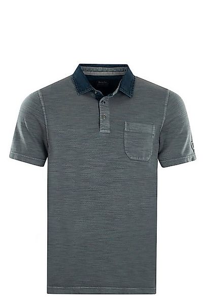 Hajo Poloshirt Herren Poloshirt Popcorn-Struktur günstig online kaufen