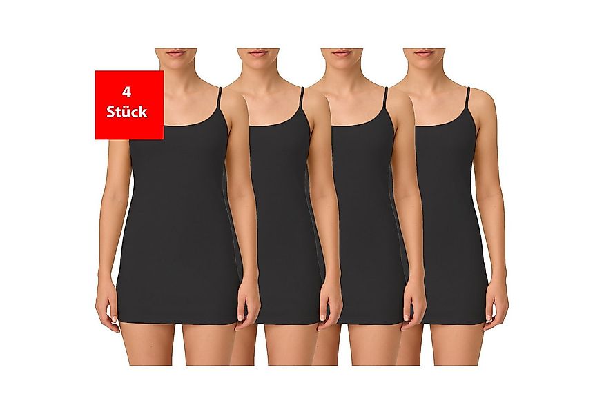 Fashionschmiede Spaghettitop Damen Unterhemd aus 100 % Baumwolle im praktis günstig online kaufen