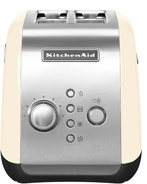 KitchenAid Toaster "5KMT221EAC Creme" 2 kurze Schlitze für 2 Scheiben 1100 günstig online kaufen