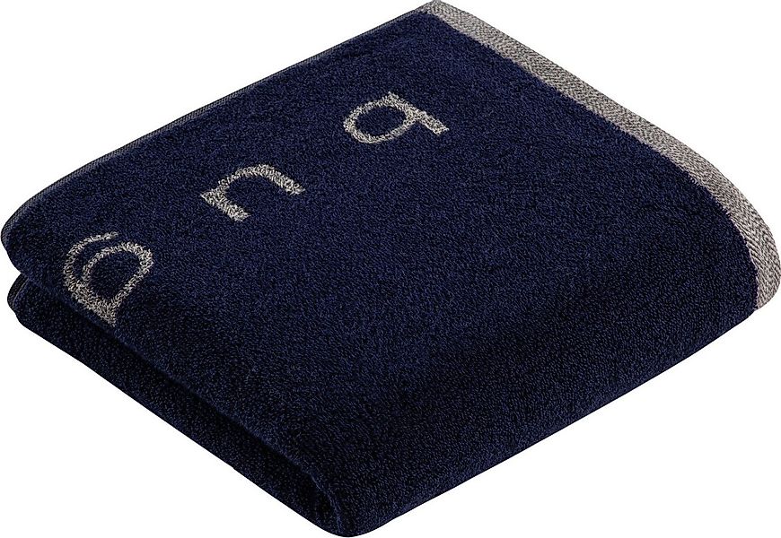 bugatti Handtuch Emilio, Webfrottier (2-St), mit Logo-Schriftzug günstig online kaufen