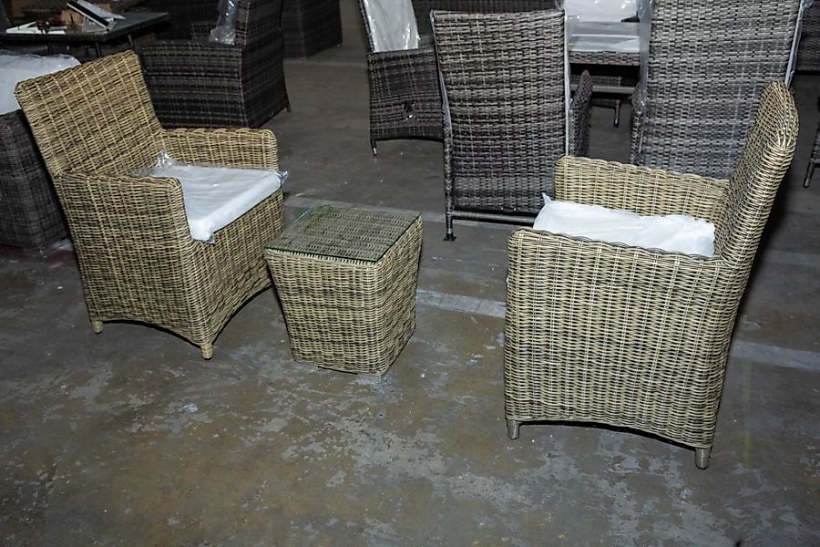 #HBM 2893: 2x Stuhl Fontana + Beistelltisch Mandal-natura günstig online kaufen