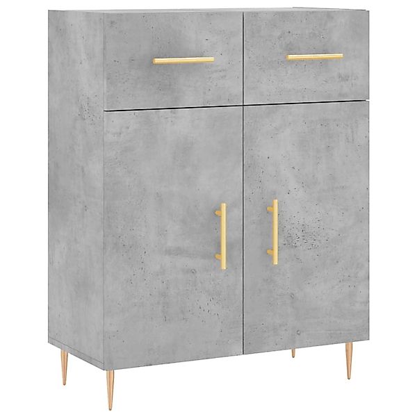 vidaXL Sideboard Betongrau 69,5x34x90 cm Holzwerkstoff 827968 günstig online kaufen