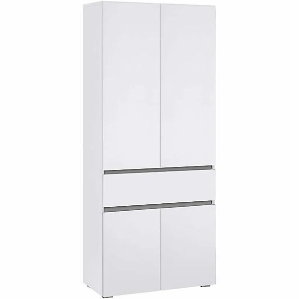 Home affaire Hochschrank "Wisla", mit 4 Türen & 1 Schublade, Breite 76 cm, günstig online kaufen