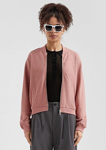 QS Sweatshirt Sweatshirt im Blousonstyle mit günstig online kaufen