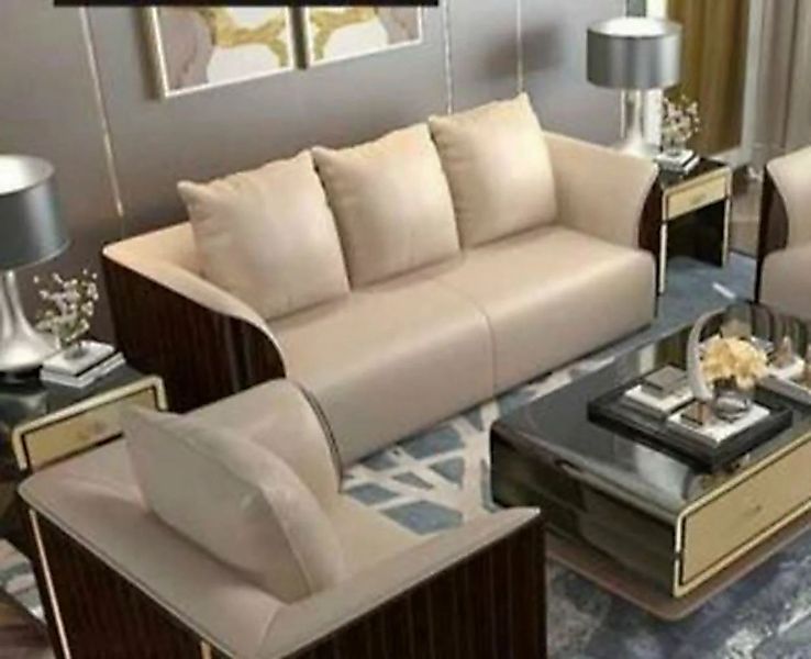 JVmoebel 3-Sitzer Beiger moderner 3-Sitzer Luxus Couch edles Design Neu, Ma günstig online kaufen