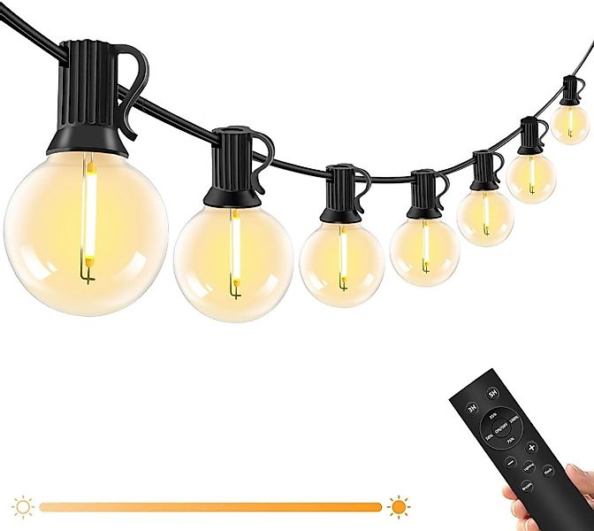 BlingBin LED-Lichterkette Lichterkette Außen 16/26/30/50 LED Glühbirne Bruc günstig online kaufen
