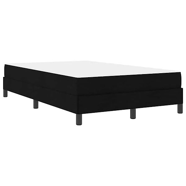 vidaXL Boxspringbett mit Matratze Schwarz 120 x 190 cm Stoff 3398474 günstig online kaufen