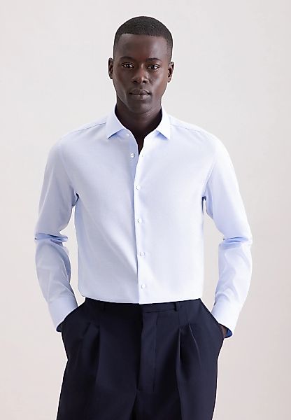 seidensticker Businesshemd "Schwarze Rose" X-Slim 1/1 Kentkragen Struktur günstig online kaufen