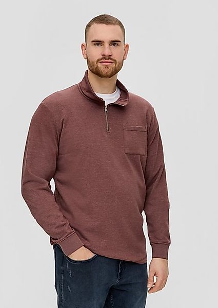 s.Oliver Sweatshirt Sweatshirt mit Stehkragen günstig online kaufen