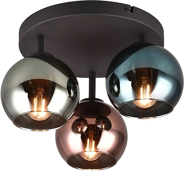 REALITY Leuchten Deckenleuchte »SHELDON, Deckenlampe 3-flammig exkl 3x E14 günstig online kaufen