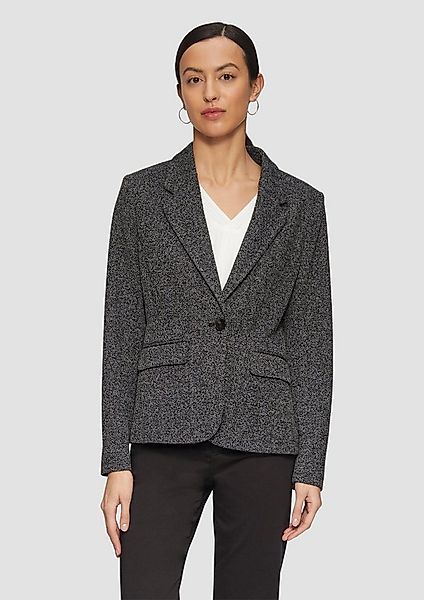 s.Oliver Jackenblazer Indoor-Blazer Schmal geschnittener Blazer aus Interlo günstig online kaufen