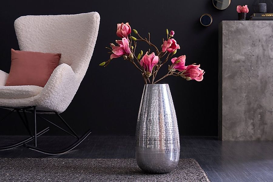 riess-ambiente Bodenvase ORIENT 50cm silber (1 St), Deko · Blumen · Hammers günstig online kaufen