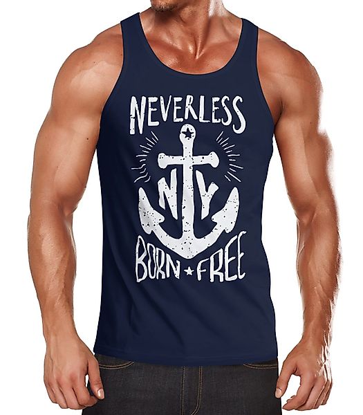 Neverless Tanktop Herren Tank Top Anker günstig online kaufen
