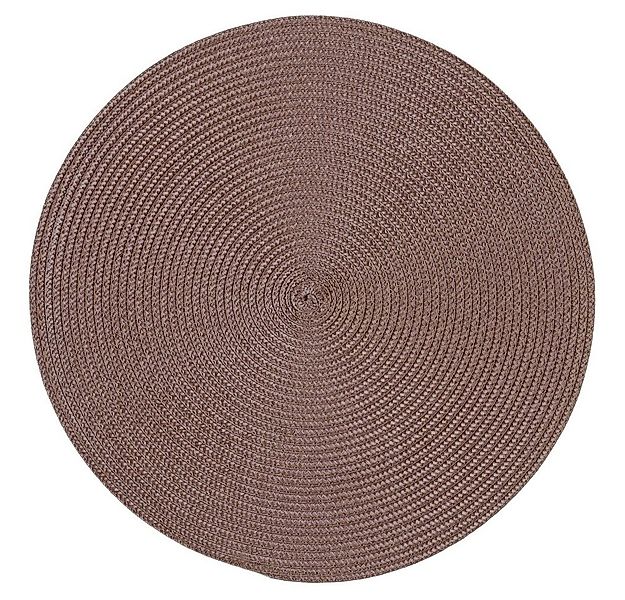 Haus und Deko Platzset Platzset rund ca. 35 cm Ø abwaschbar Bast Optik Tisc günstig online kaufen