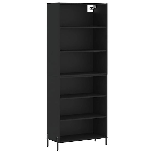 vidaXL Highboard Schwarz 69,5x32,5x180 cm Holzwerkstoff 3189582 günstig online kaufen
