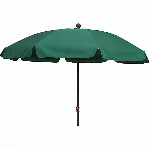 Siena Garden Marktschirm Ø 200 cm Grün mit Push-Up Mechanik günstig online kaufen