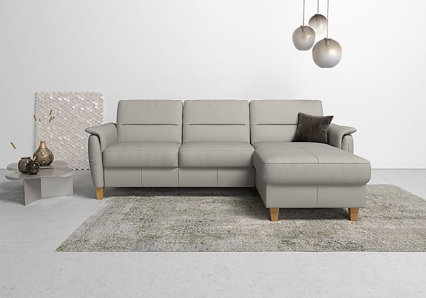 Home affaire Ecksofa Palmera L-Form, Federkern, günstig online kaufen