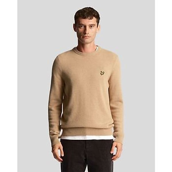 Lyle & Scott  Pullover KN921VF CREW NECK LAMBSWOOL-X026 KAKI MARL günstig online kaufen