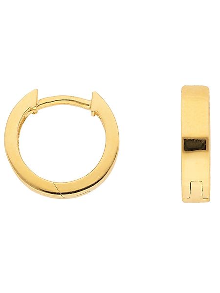 Adelia´s Paar Creolen 585 Gold Ohrringe günstig online kaufen
