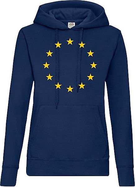 Youth Designz Kapuzenpullover EU Europa Flagge Damen Hoodie Pullover mit mo günstig online kaufen
