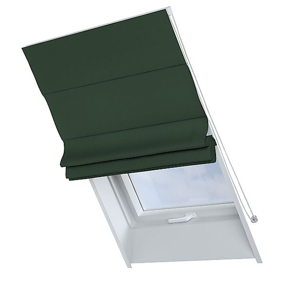 Dekoria Dachfenster-Raffrollo Rimini, waldgrün, 50 x 60 cm günstig online kaufen