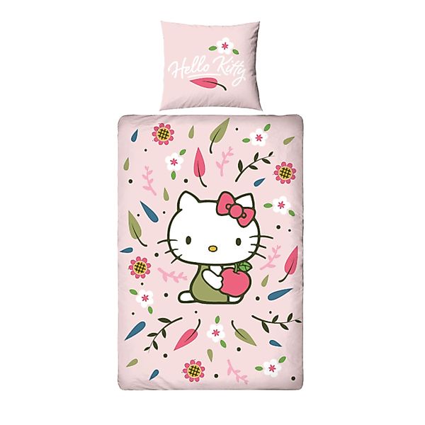 MTOnlinehandel Bettwäsche Hello Kitty Blütenzauber, Wende- günstig online kaufen