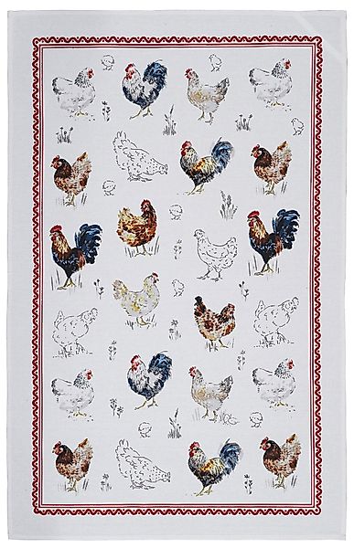 Ulster Weavers Geschirrtuch Farm Birds, (Set, günstig online kaufen