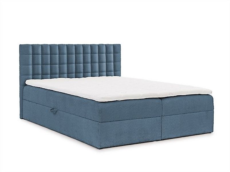 Fun Möbel Boxbett Schlafzimmerbett TORIBO PREMIUM Stoff Coral (inkl. Bettka günstig online kaufen